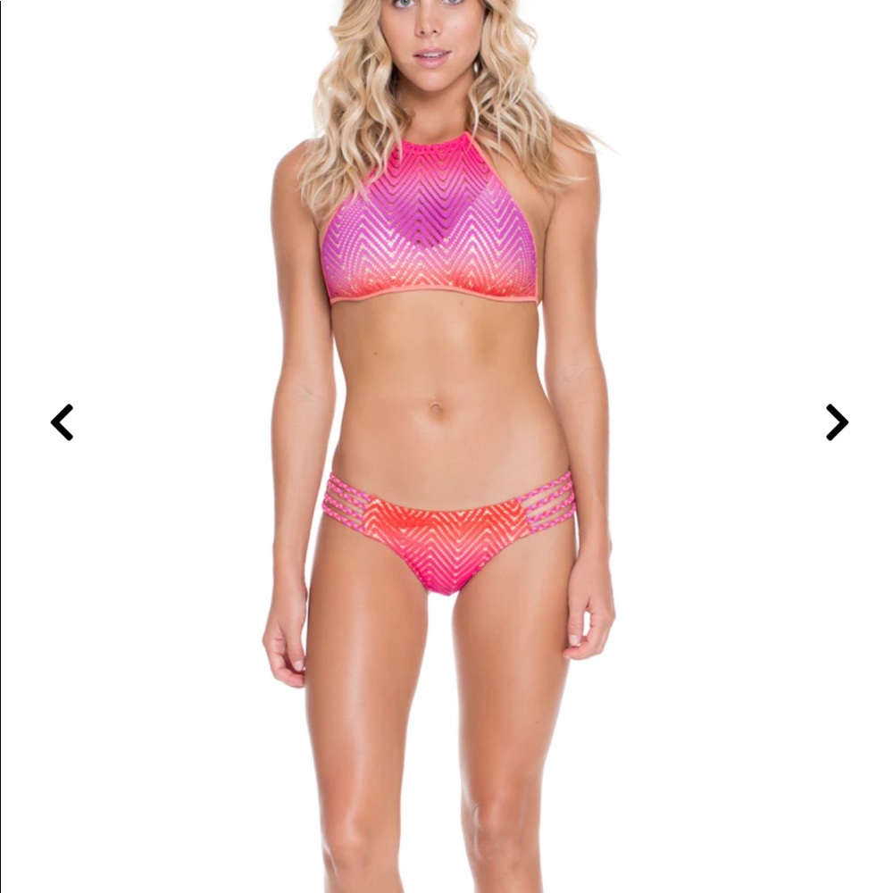 Luli Fama Sunset Angel Bikini top & bottom